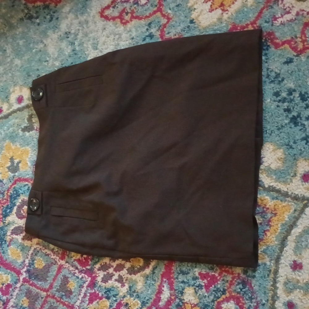 Ann Taylor Factory Brown Pencil Skirt 2